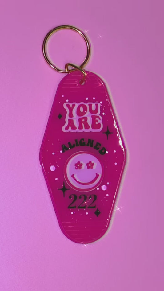 YOU ARE ALIGNED KEYCHAIN