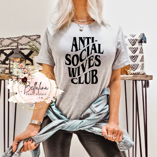 ANTISOCIAL WIVES CLUB TEE